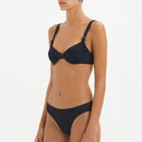 Strait Black Bikini Set
