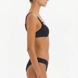 Strait Black Bikini Set