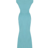 Turquoise Elbise
