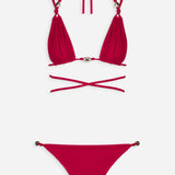 Apricate Burgundy Bikini