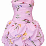 April Pink Floral Dress