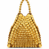 Gold Mother of Pearl Handbag