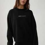 Elevated Cropped Crew – Black Body London