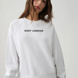 Elevated Cropped Crew – White Body London