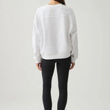 Elevated Cropped Crew – White Body London