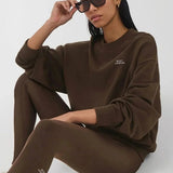 Crew Neck Sweatshirt – Espresso Brown Body London