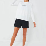 Marisa Pleated Tennis Shorts – Black Body London