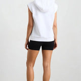 Sleeveless Hoodie – White Body London