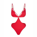 Scarlet Red Swimsuit