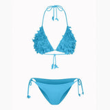 Flora Mavi Bikini Set