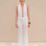 Ines Jumpsuit in White