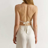 Lena Pant White