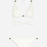 Apricate White Bikini