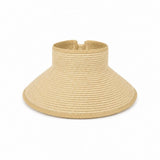 Riviera Cream Sunvisor Hat.