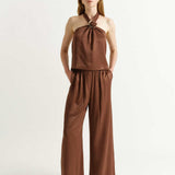 Noa Top Brown