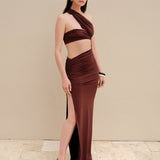 Ola Low-cut Long Dress