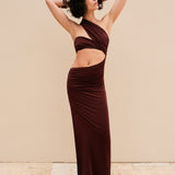 Ola Low-cut Long Dress