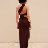 Ola Low-cut Long Dress