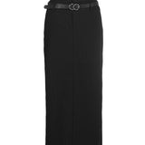 Paloma Double Waist Skirt with Belts