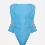 Sculpt Sky Blue Corset