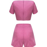 Bea Top & Dalia Short Pink Set