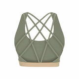 Refresh Sports Bra Khaki