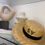Two Digit Lettered Wicker Hat