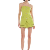 Gloria Top & Dalia Short Green Set