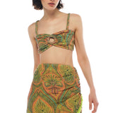 Anika Top & Serena Skirt Patterned Set