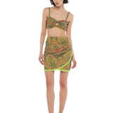 Anika Top & Serena Skirt Patterned Set