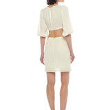 Jenna Top & Serena Off White Skirt Set