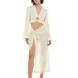 Derya Top & Jenica Skirt Off White Set