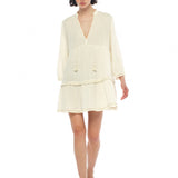 Davida Dress Mini Ivory
