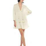 Davida Dress Mini Ivory