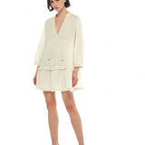Davida Dress Mini Ivory