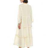 Davida Dress Maxi Off White