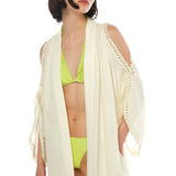 Priya Kimono Midi Off White
