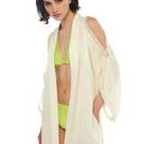 Priya Kimono Midi Off White