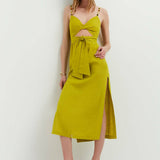 Lake Como Dress Lime