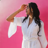 Nuqueen Kimono White