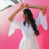 Nuqueen Kimono White